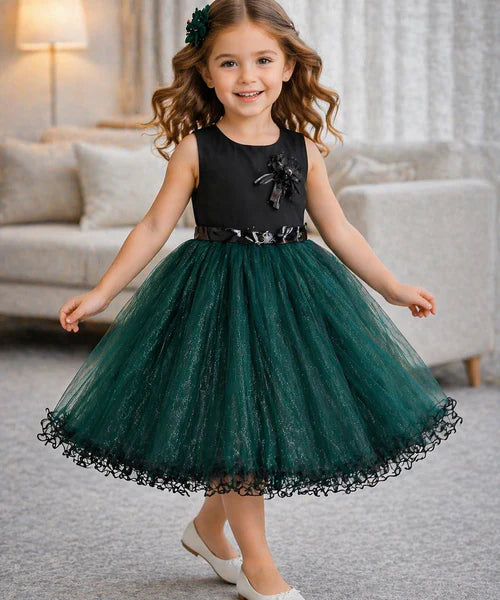 Girls White Red Bolero Dress